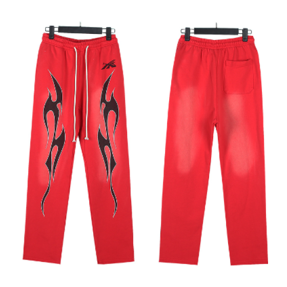 Hellstar Distressed Terry Cloth High Street Retro Sweatpants